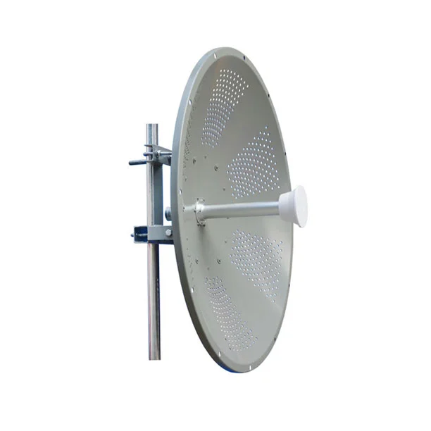 1710-3800MHz CBRS High Gain 28dBi MIMO Dish Antenna Dual Polarized (AC-D1738G28-09X2)