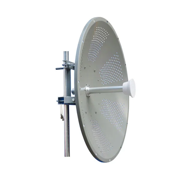3300-3800MHz CBRS High Gain 28dBi MIMO Dish Antenna (AC-D35G28-09X2)