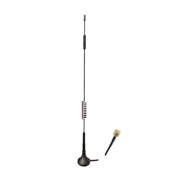 5G 698-960/1710-3800MHz Whip Spring Magnetic Antenna (AC-Q7038I28)