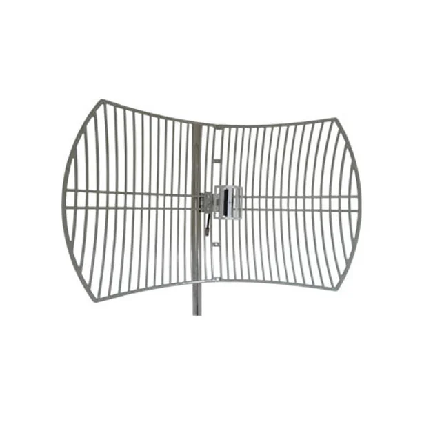 2500 2700mhz 4g lte 24dbi die cast grid parabolic antenna