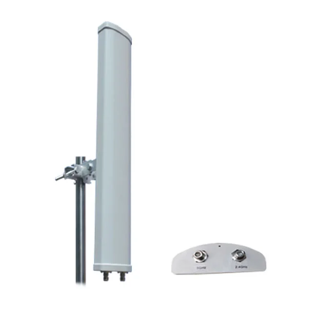 2 4ghz 45 mimo 120 degree sector antenna ac d24v15x2 120x