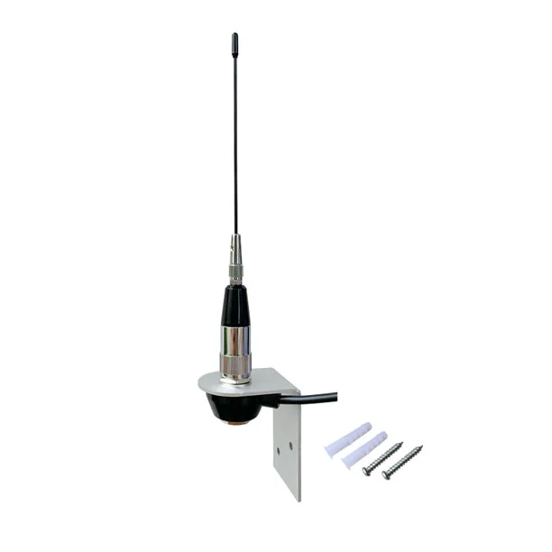 433mhz omni directional wall mount whip antenna with l bracket ac q433i07