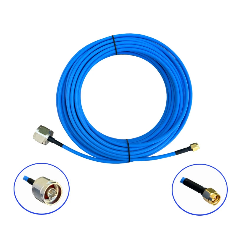 N Male to SMA Male Ultra Low Loss RG402 Coax Cable 50 ohm （AC-CAB-N M-SMA M/402）